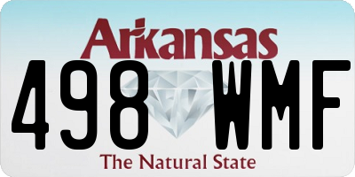 AR license plate 498WMF