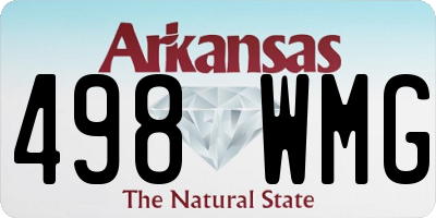 AR license plate 498WMG