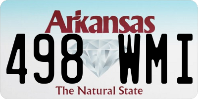 AR license plate 498WMI