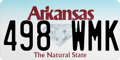 AR license plate 498WMK