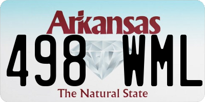 AR license plate 498WML