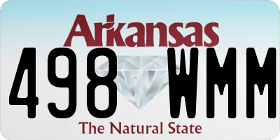AR license plate 498WMM