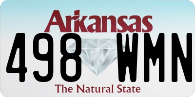 AR license plate 498WMN