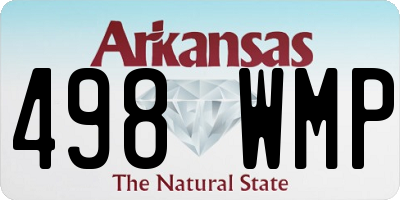 AR license plate 498WMP