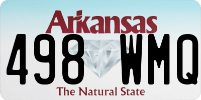 AR license plate 498WMQ