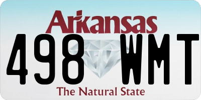 AR license plate 498WMT