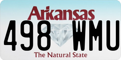 AR license plate 498WMU