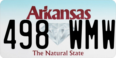 AR license plate 498WMW
