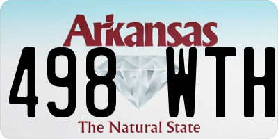 AR license plate 498WTH