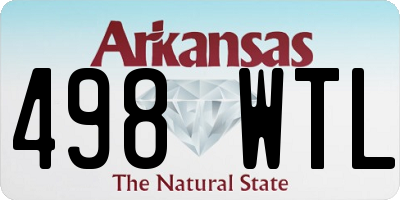 AR license plate 498WTL