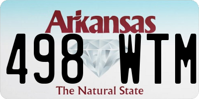 AR license plate 498WTM