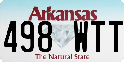 AR license plate 498WTT