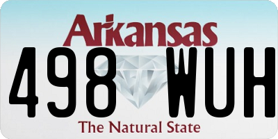 AR license plate 498WUH