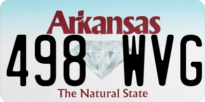 AR license plate 498WVG