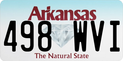 AR license plate 498WVI