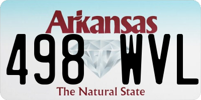 AR license plate 498WVL