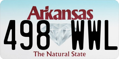 AR license plate 498WWL