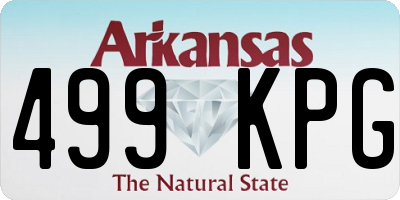 AR license plate 499KPG