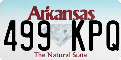 AR license plate 499KPQ