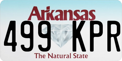 AR license plate 499KPR