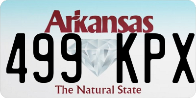 AR license plate 499KPX