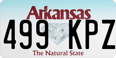 AR license plate 499KPZ