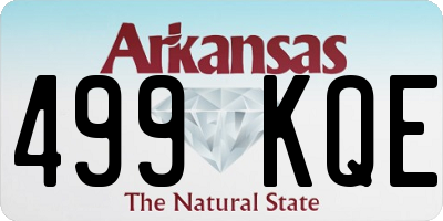 AR license plate 499KQE