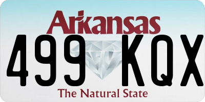 AR license plate 499KQX