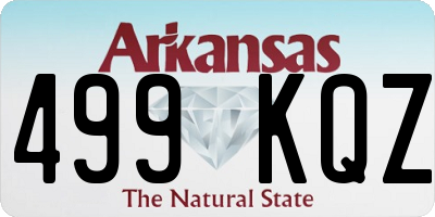AR license plate 499KQZ