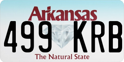 AR license plate 499KRB
