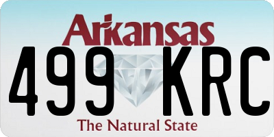 AR license plate 499KRC