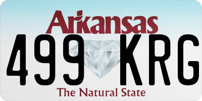 AR license plate 499KRG