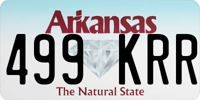 AR license plate 499KRR