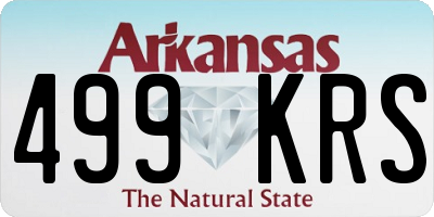 AR license plate 499KRS