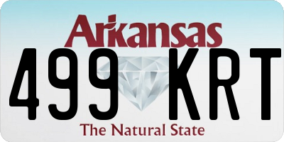 AR license plate 499KRT