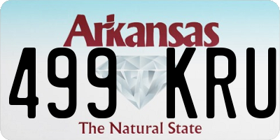 AR license plate 499KRU