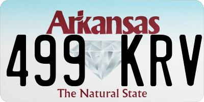 AR license plate 499KRV