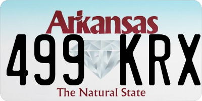 AR license plate 499KRX