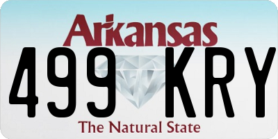 AR license plate 499KRY