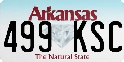 AR license plate 499KSC