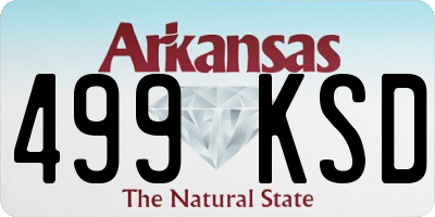 AR license plate 499KSD