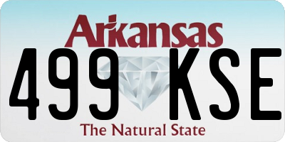 AR license plate 499KSE