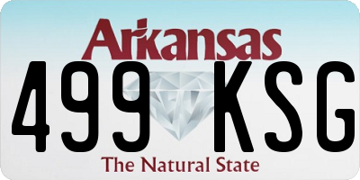 AR license plate 499KSG