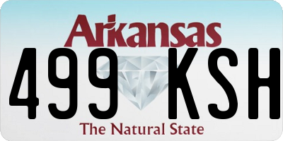 AR license plate 499KSH