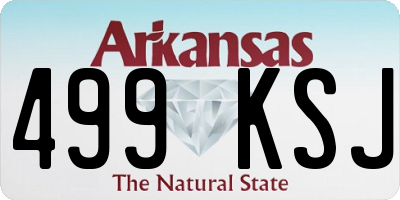 AR license plate 499KSJ