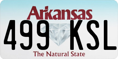 AR license plate 499KSL