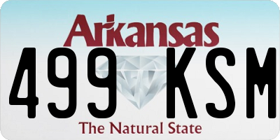 AR license plate 499KSM