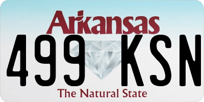 AR license plate 499KSN