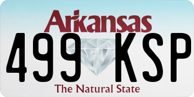 AR license plate 499KSP