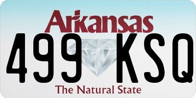 AR license plate 499KSQ